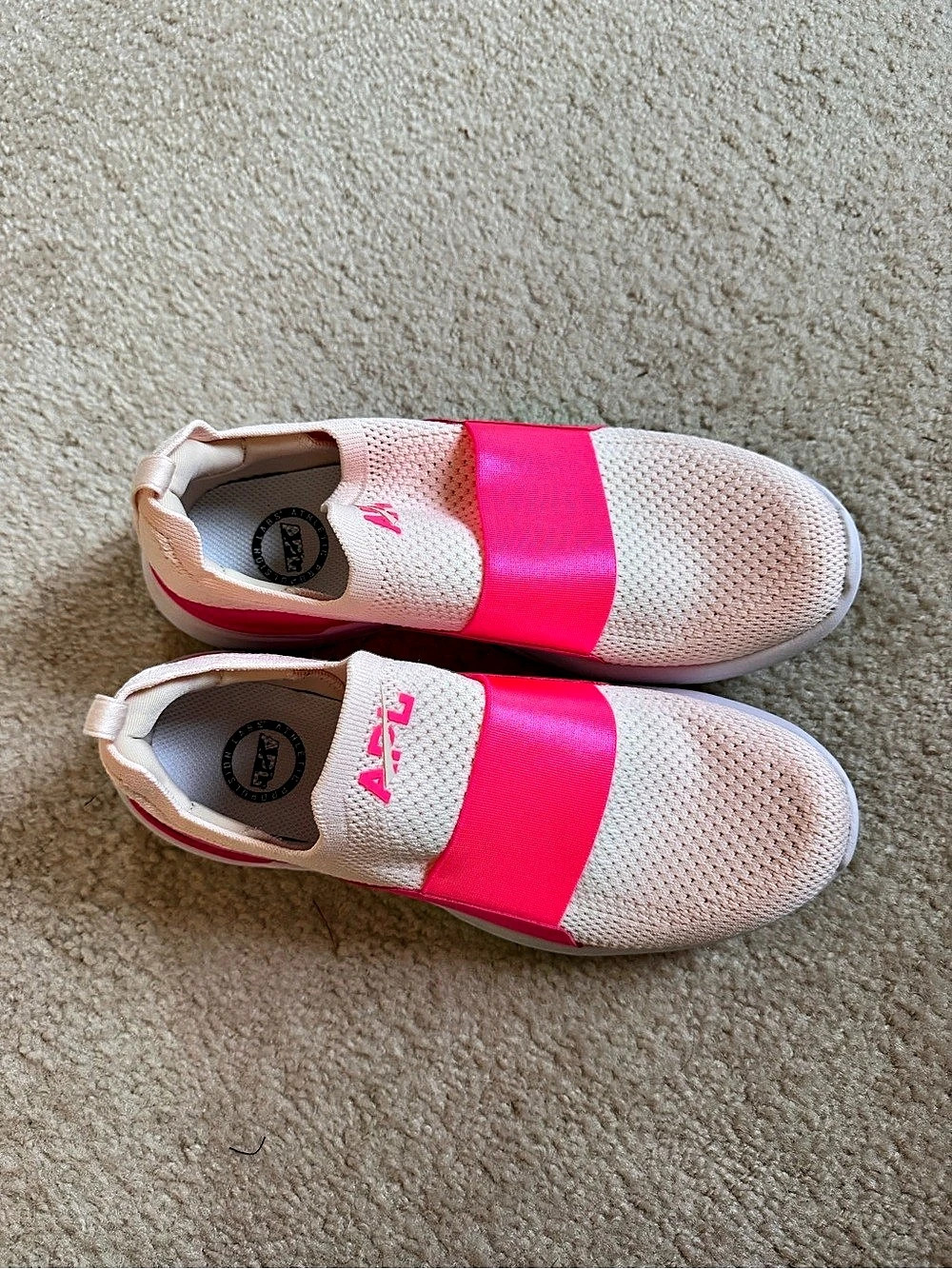 APL Women's Techloom Bliss Pink & White Sneakers